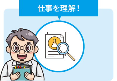 仕事を理解！